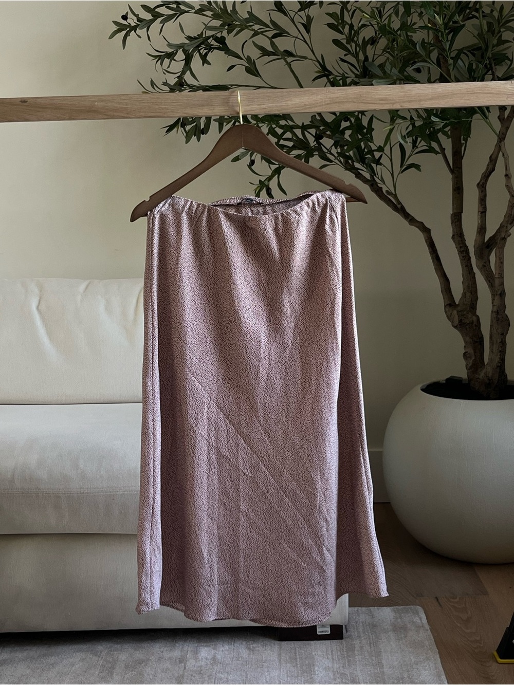 Adrianna Papell Pink Midi Modest Pretty Skirt